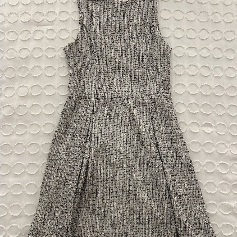 Women’s Tweed Grey & Black Sleeveless Dress